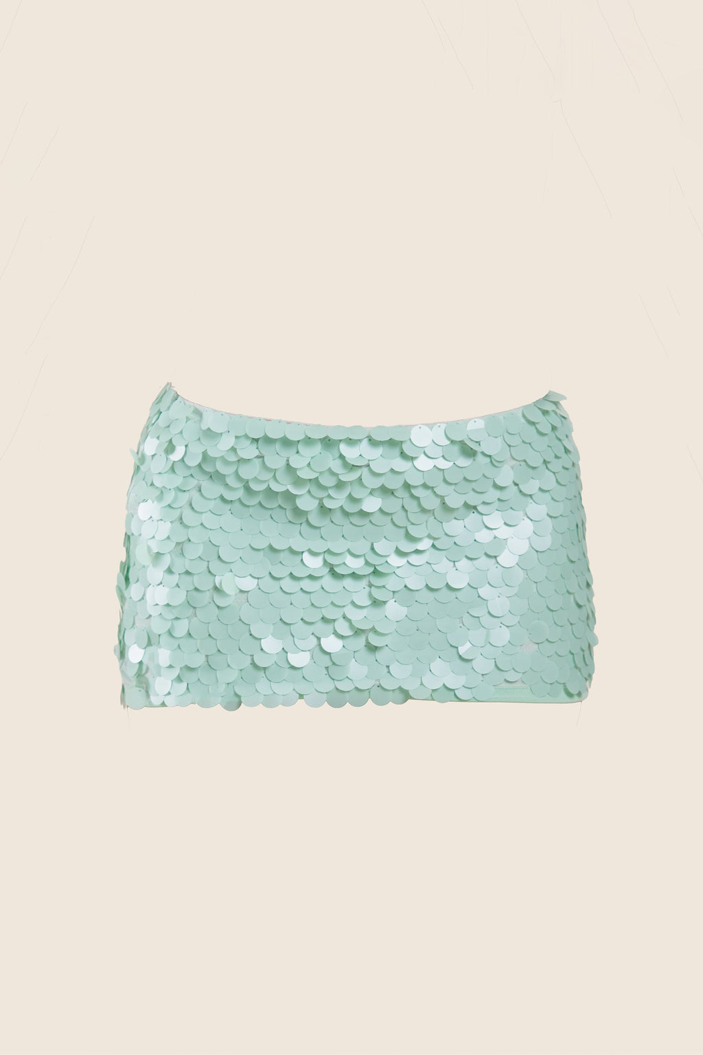 The Shimmi Mini Skirt in Blue