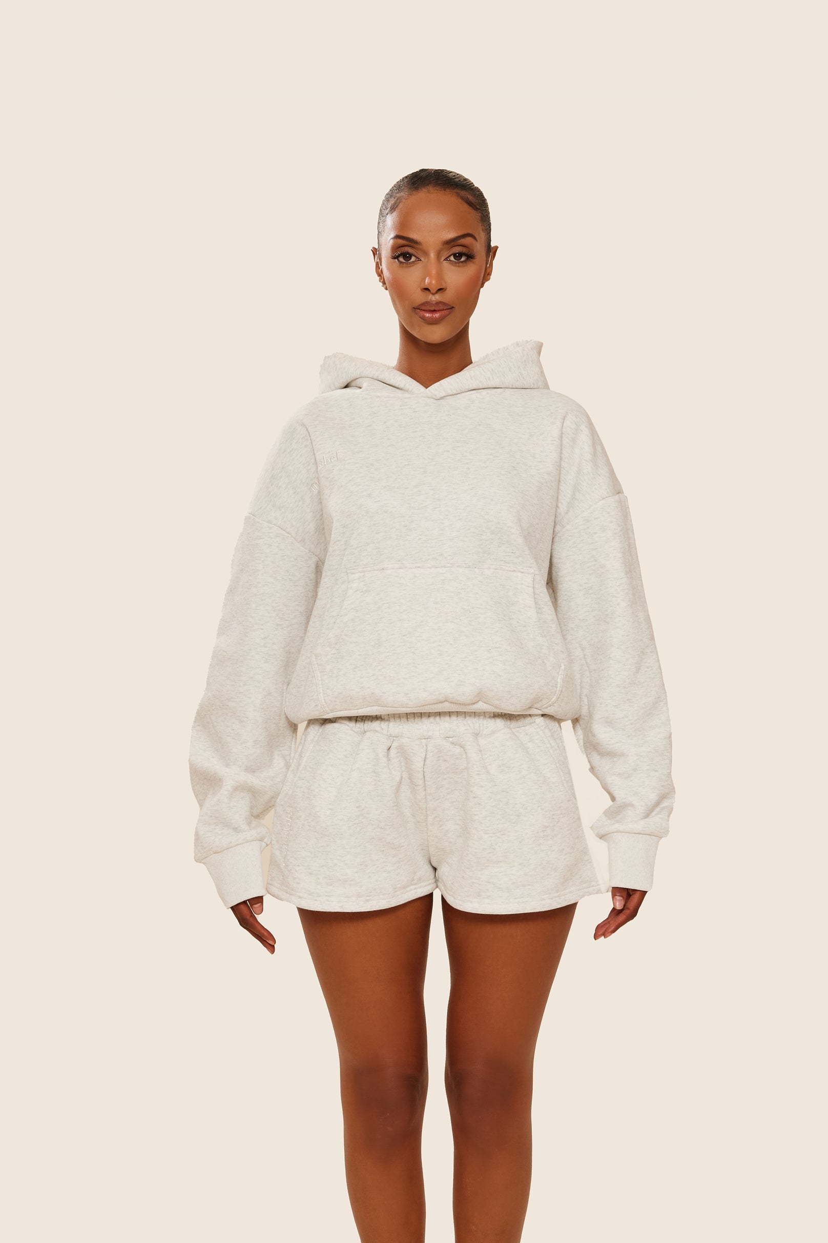 The Classics Hoodie in Grey Marl