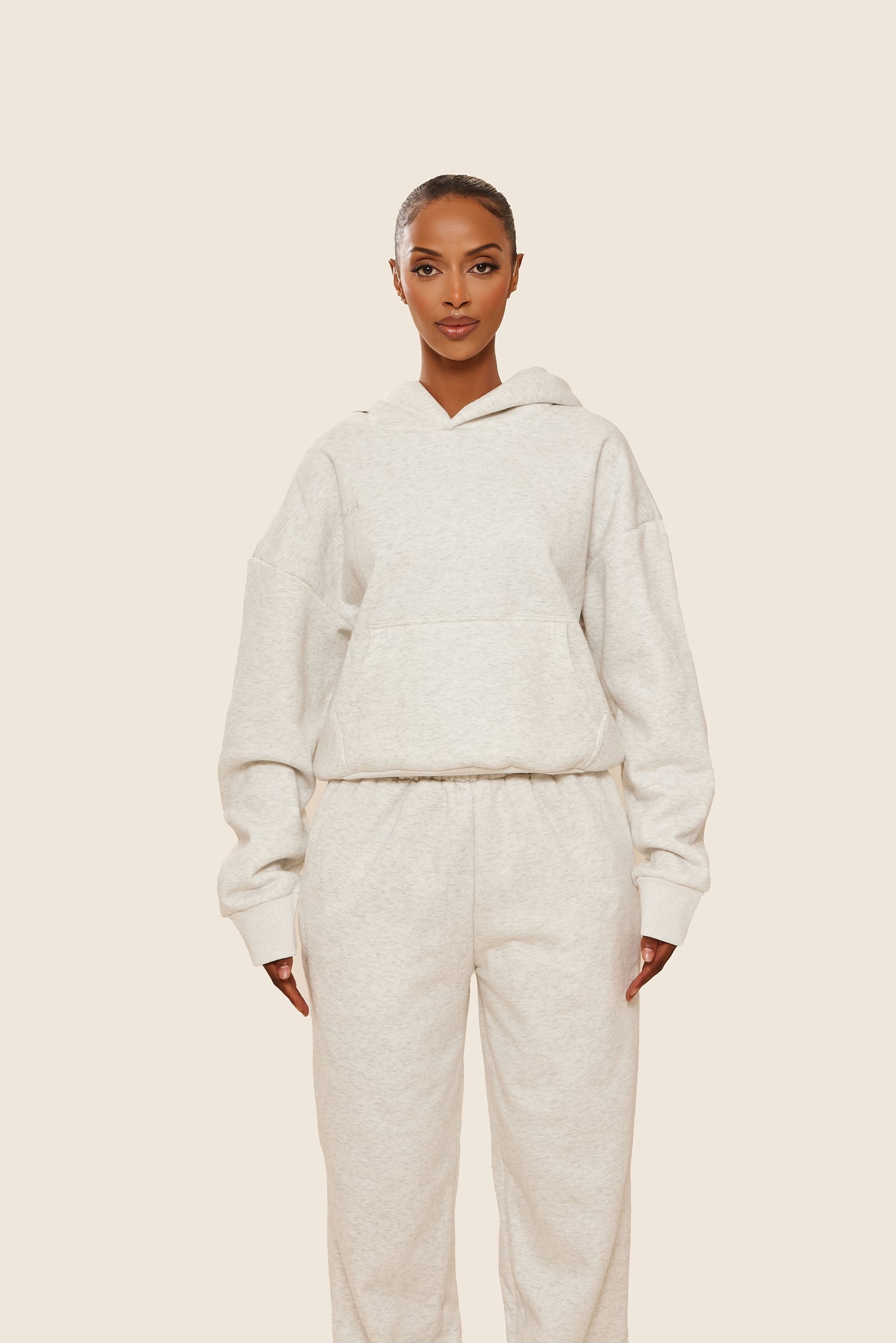 The Classics Hoodie in Grey Marl