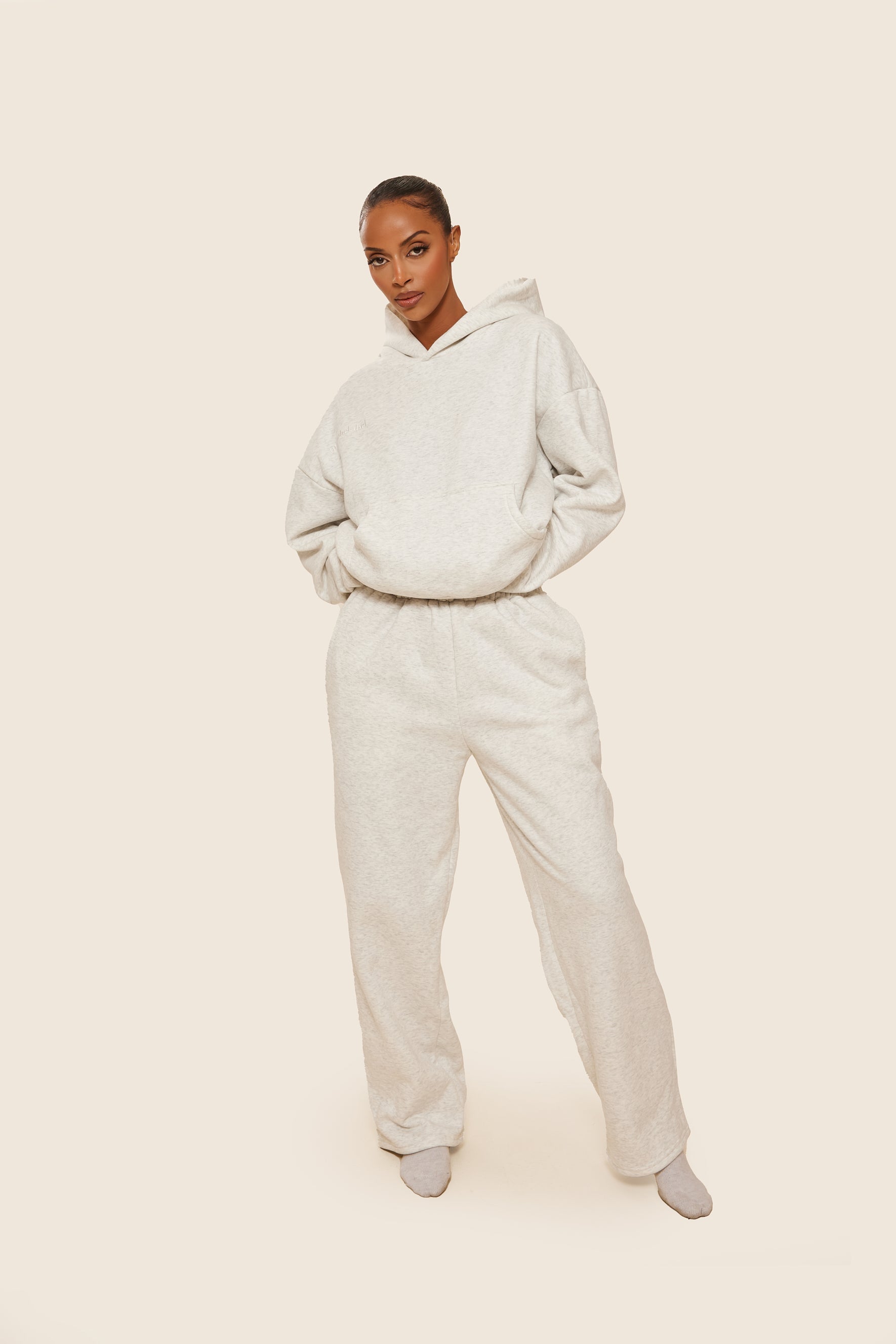 The Classics Hoodie in Grey Marl