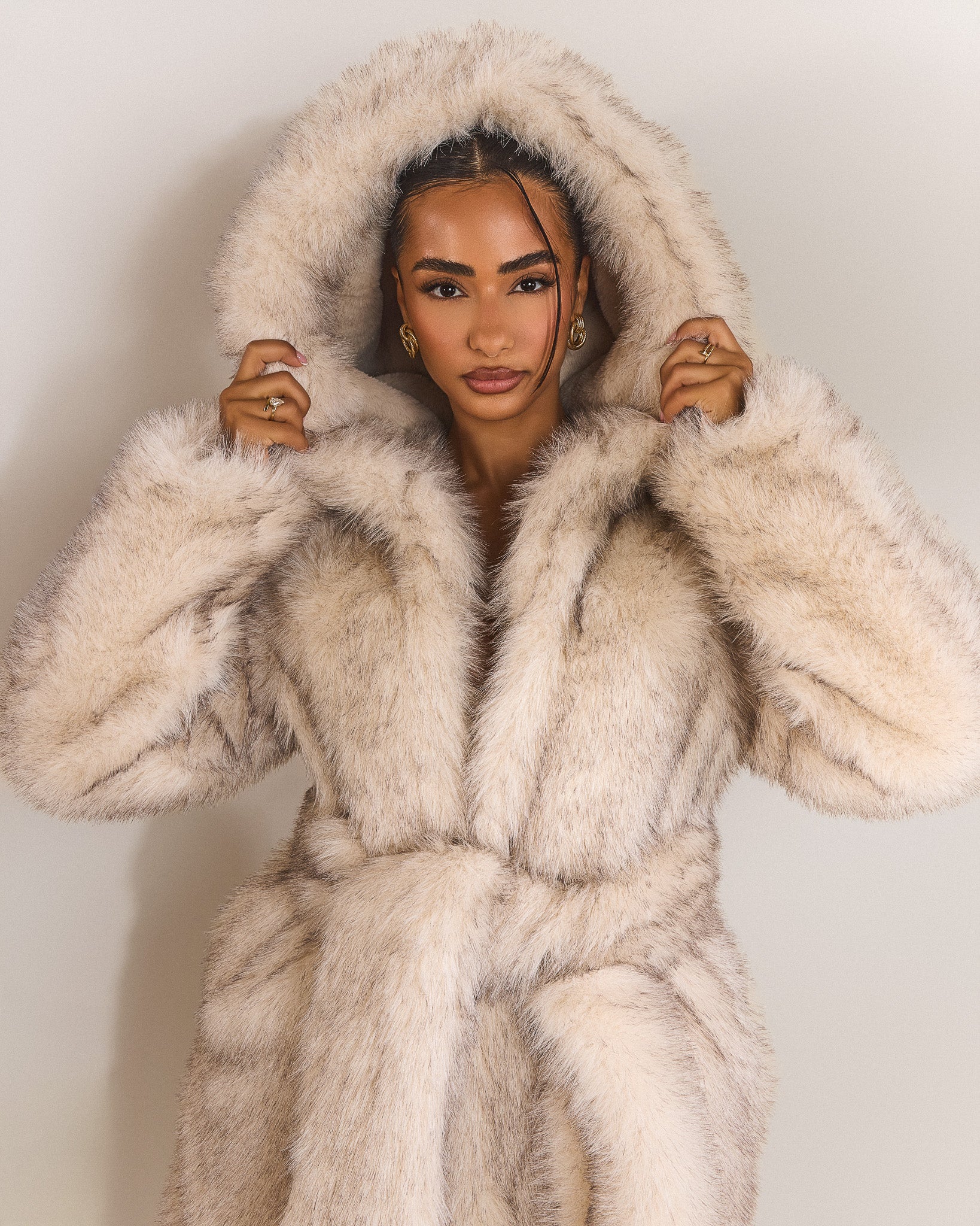 The Maple Maxi Coat in Cream