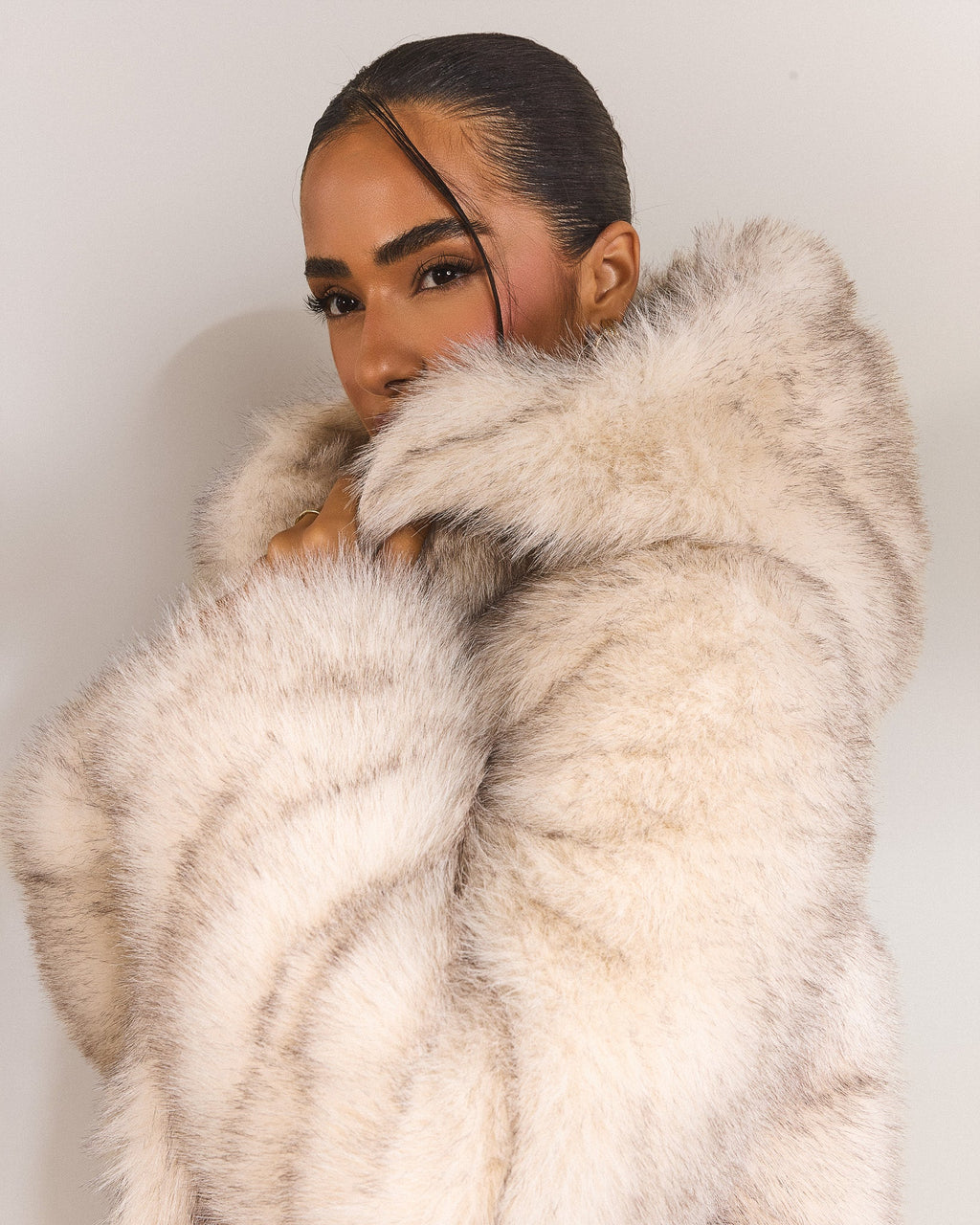 The Maple Maxi Coat in Cream