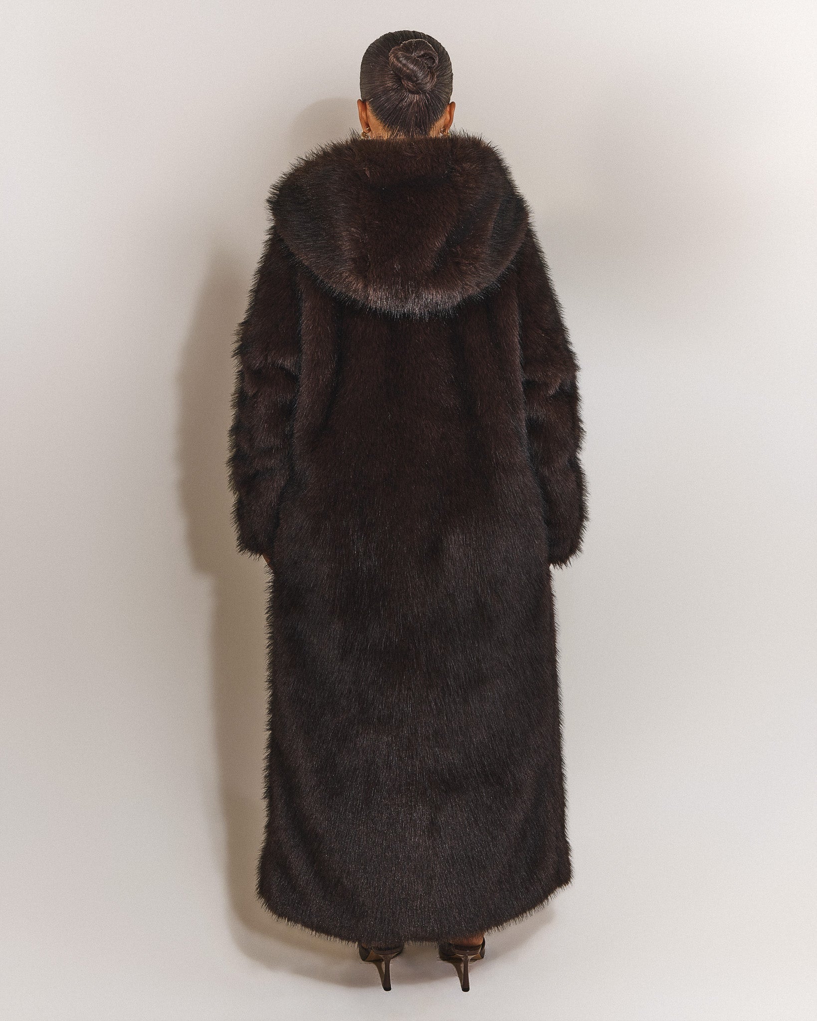 The Maple Maxi Coat in Brown
