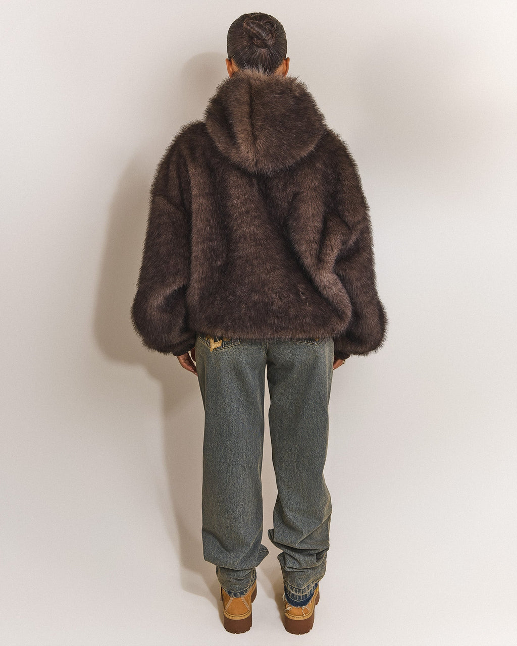 The Blair Hoodie in Brown