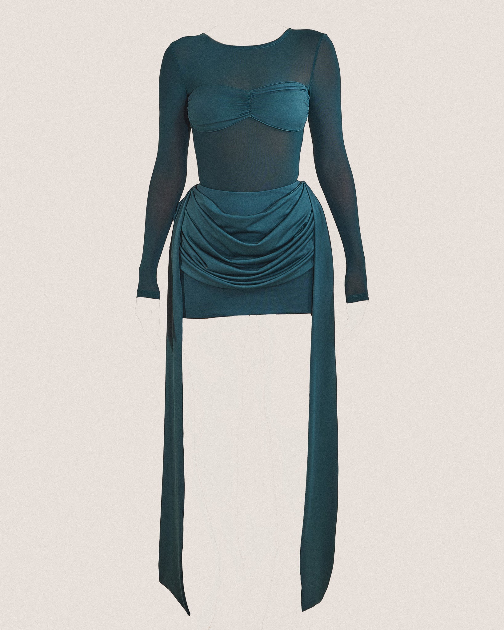 The Yara Skirt in Teal