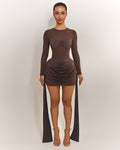 The Yara Skirt In Brown
