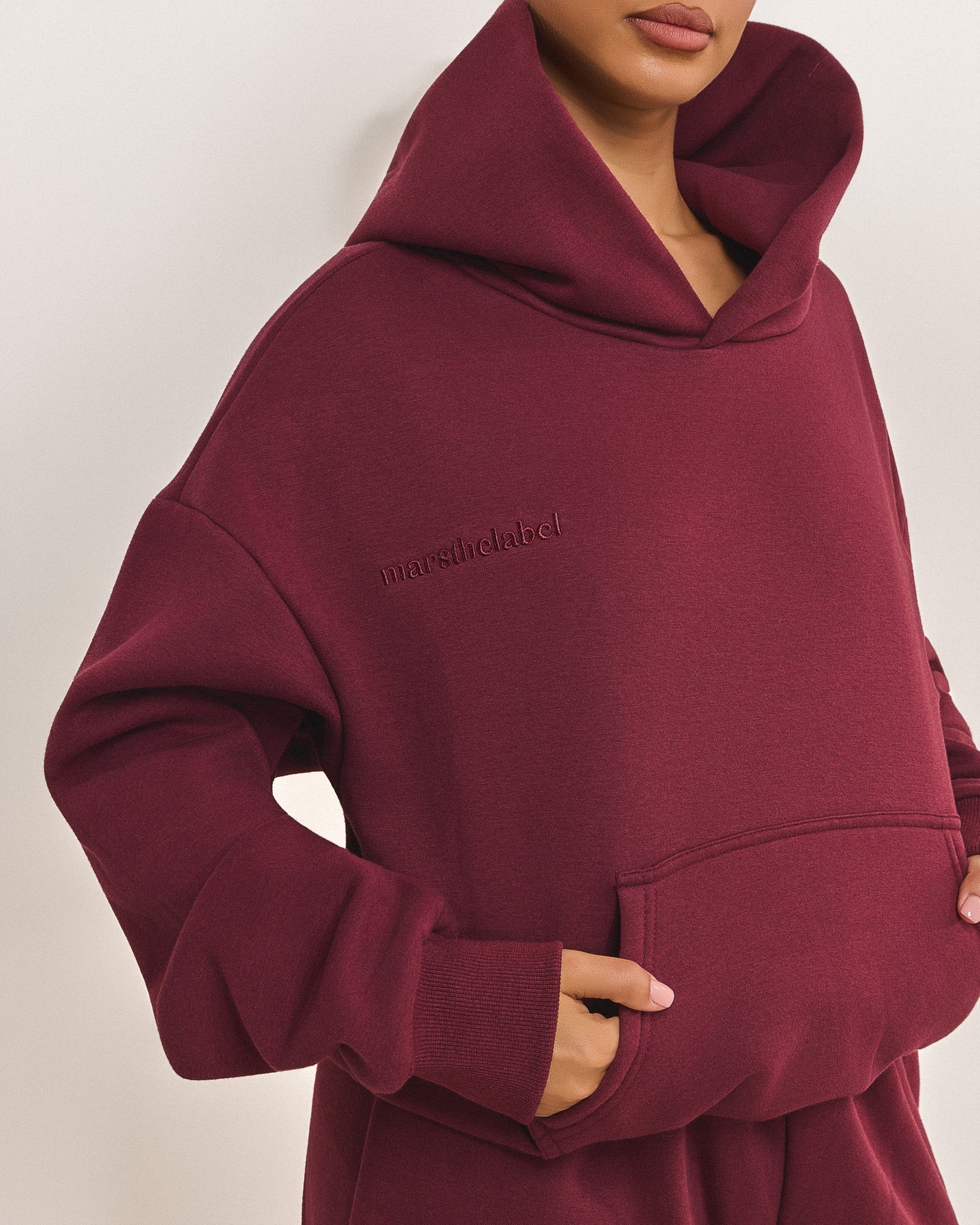 The Classics Hoodie in Wine