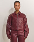 The Faye Jacket in Red