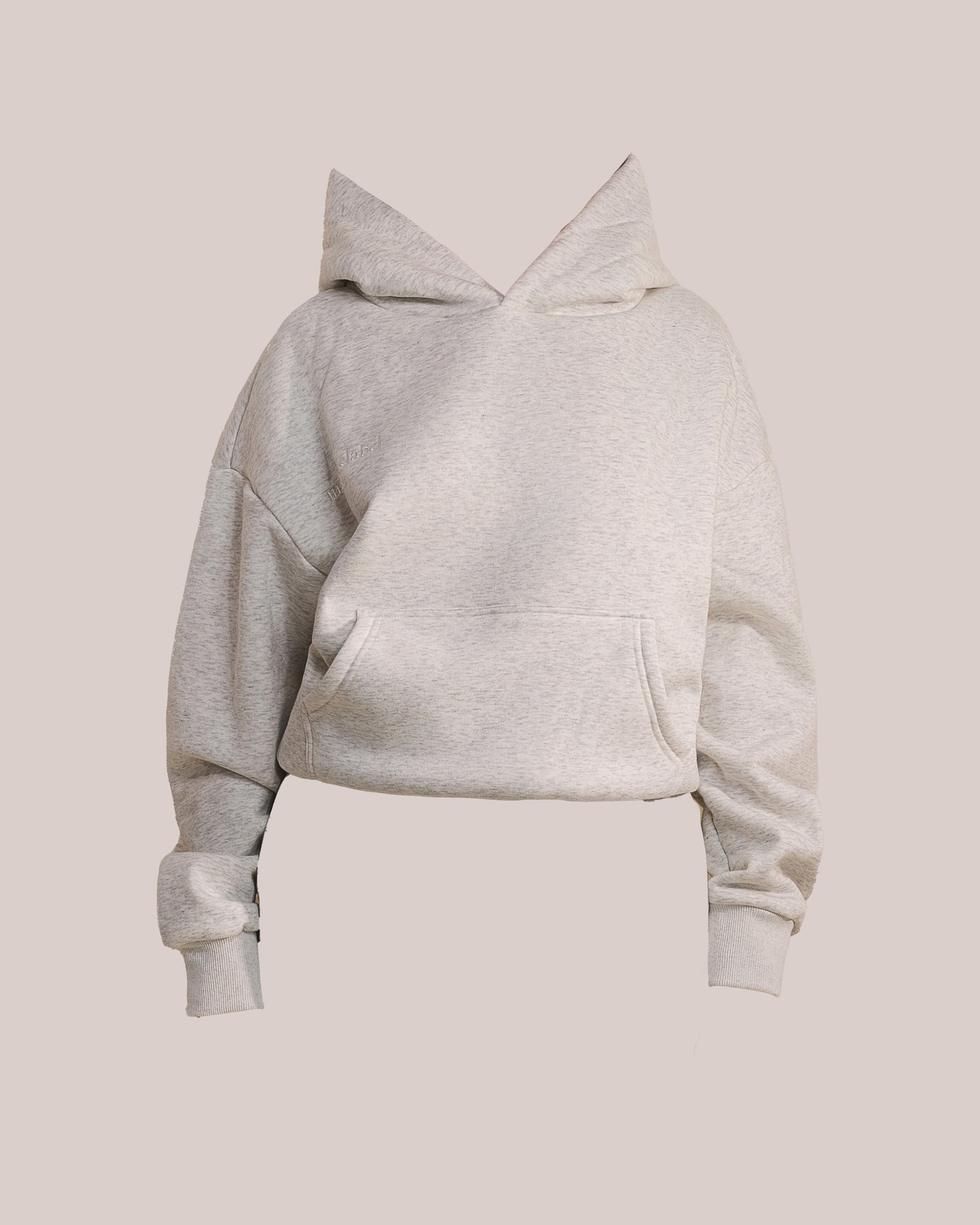 The Classics Hoodie in Grey Marl