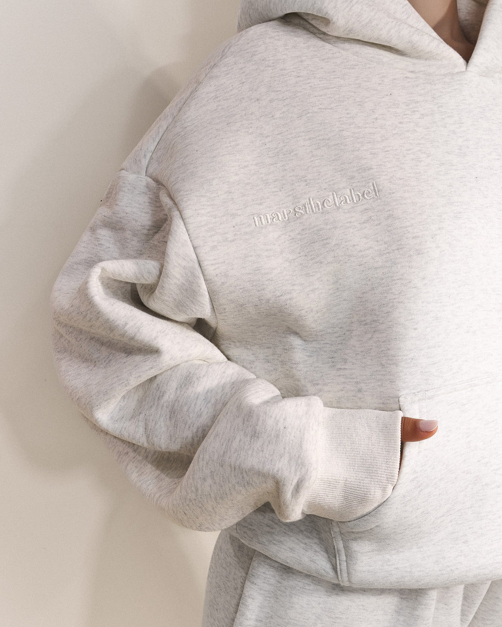 The Classics Hoodie in Grey Marl