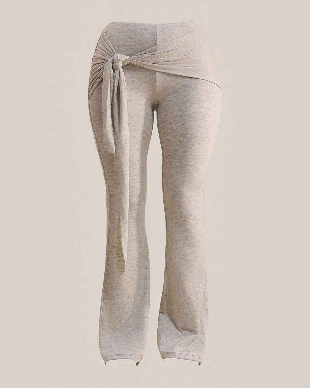 The Tie Trouser in Grey Marl